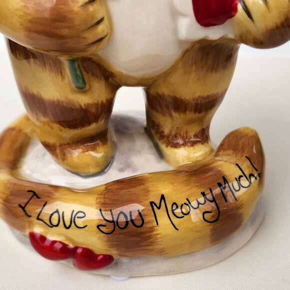 Blue Sky Clayworks Valentine Cat I Love You Meowy Much Figurine Statue Decor - Picture 2 of 7